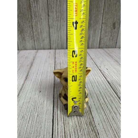 Vtg Harmony Kingdom Pot Belly's "Pete" Cat Kitten Figurine 2003 Hidden Yarn - Picture 7 of 11